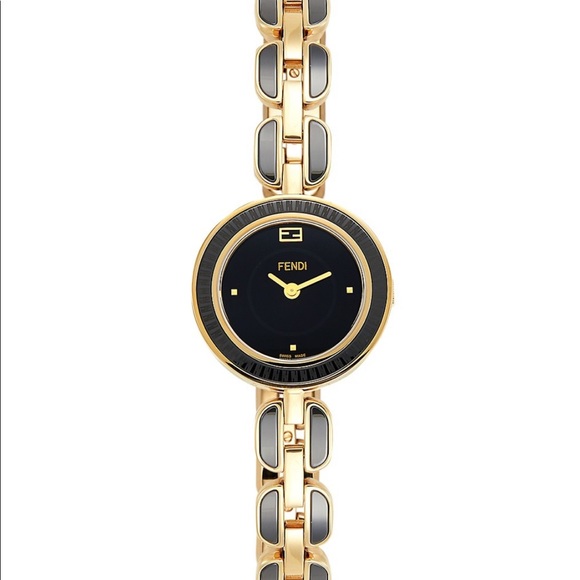 Fendi Goldplated Stainless Steel Bracelet Watch Fendi F is Fendi FF Bracelet Watch, 28mm | Neiman Marcus main image 4